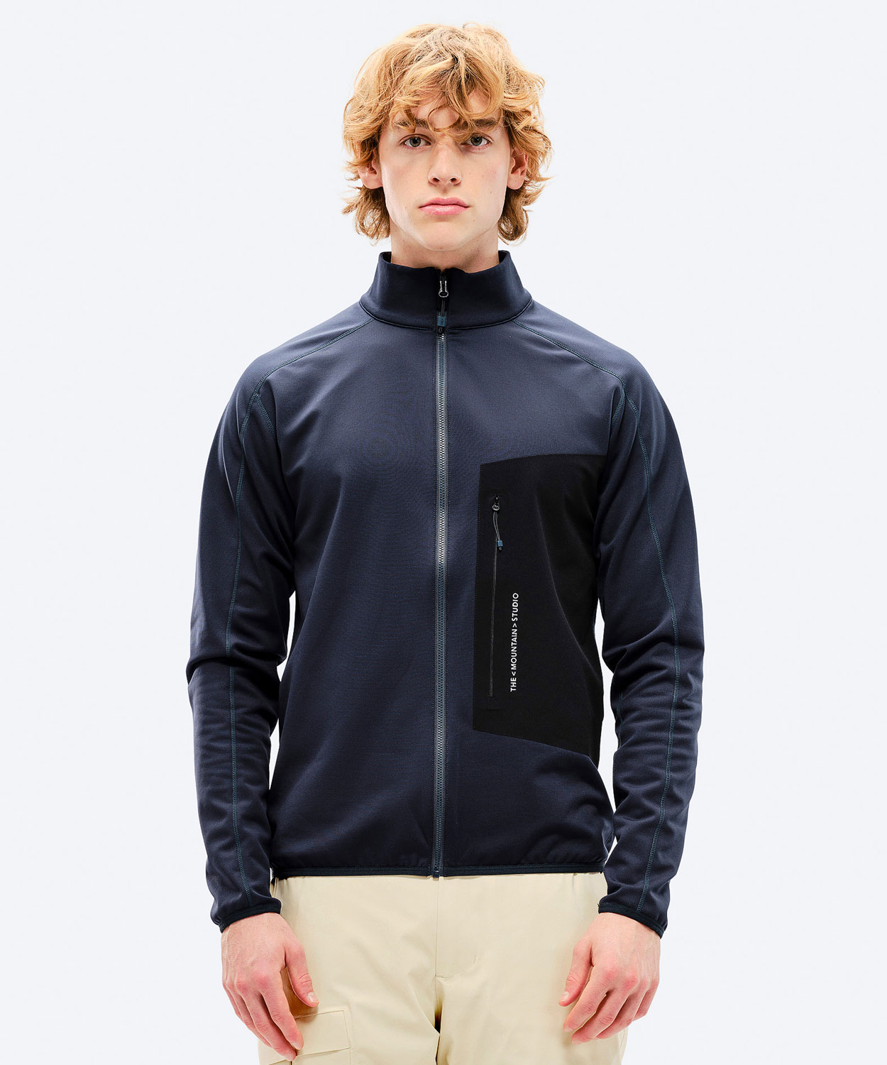 Men's M-8 Techno Grid Fleece T-Neck