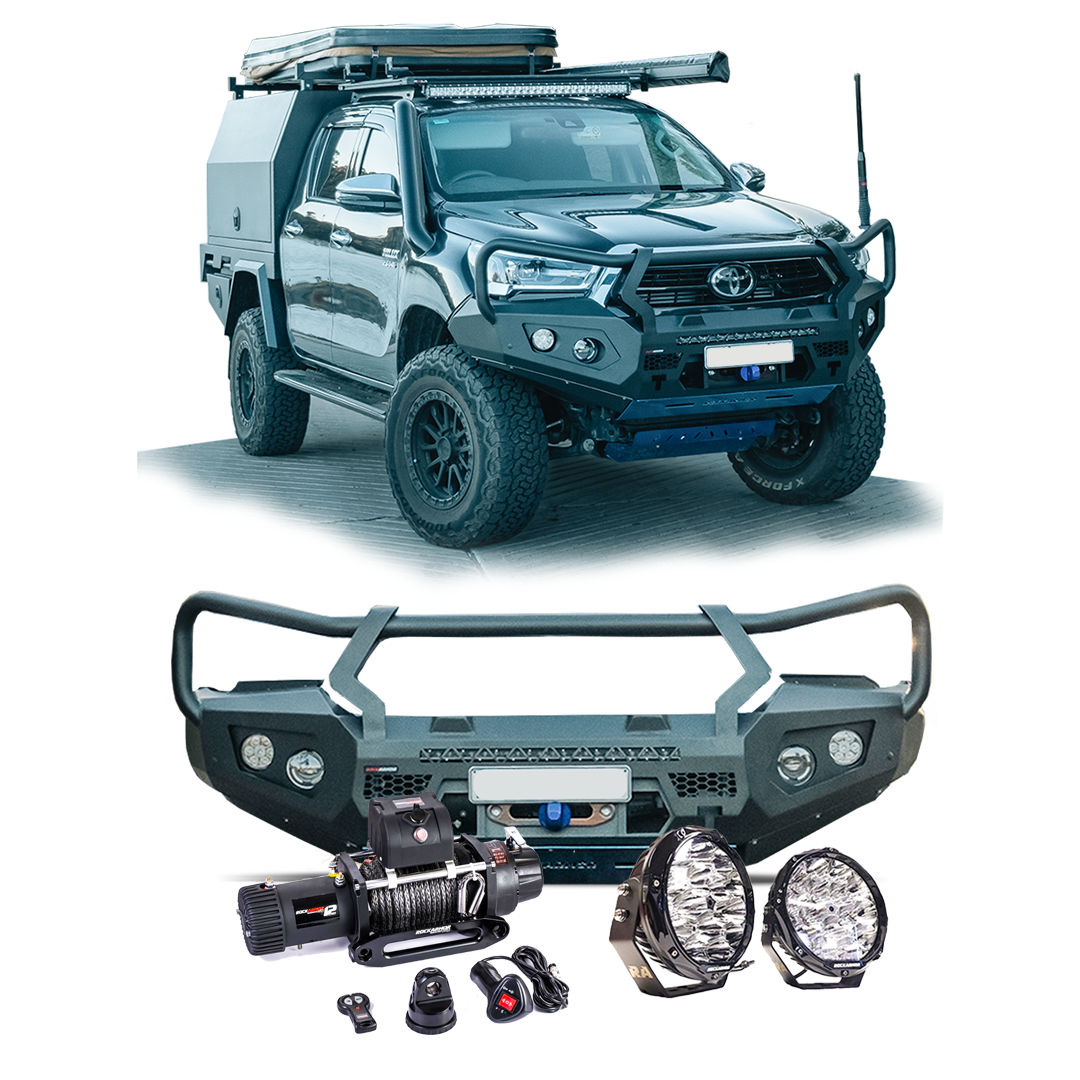 BULL BAR, WINCH & LIGHTS COMBO
