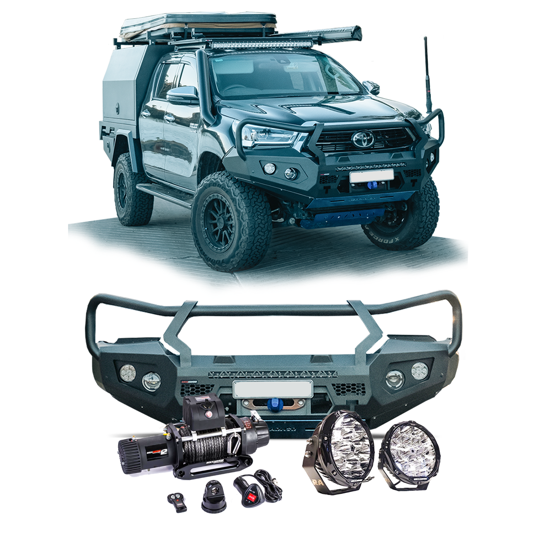BULL BAR, WINCH & LIGHTS COMBO