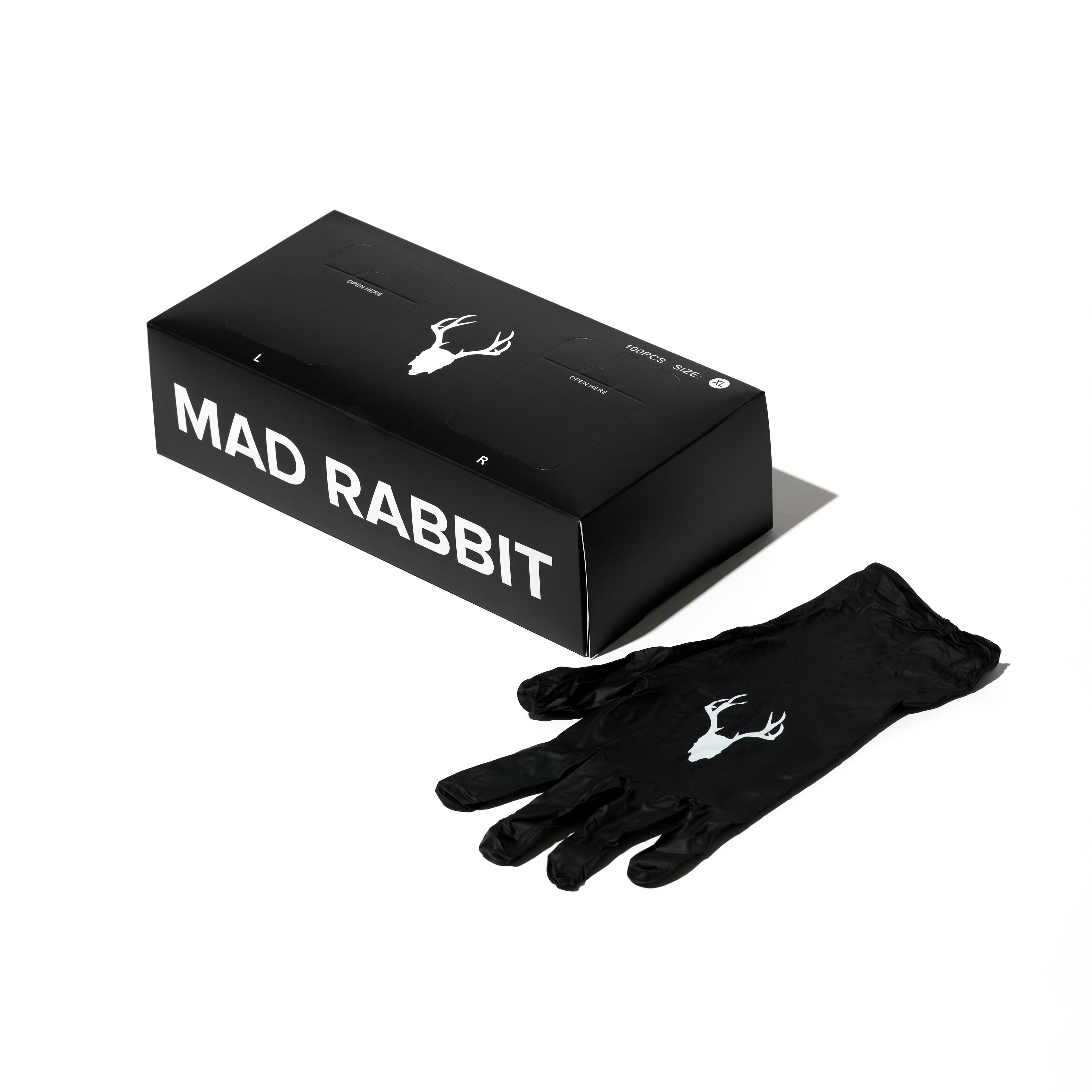Black Nitrile Tattoo Gloves - 100 Pack