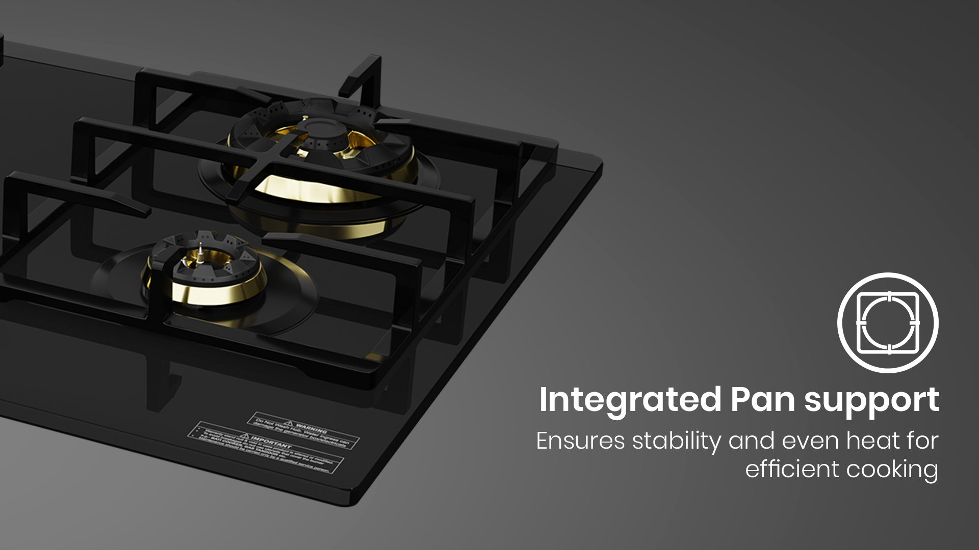 Integrated Pan Support