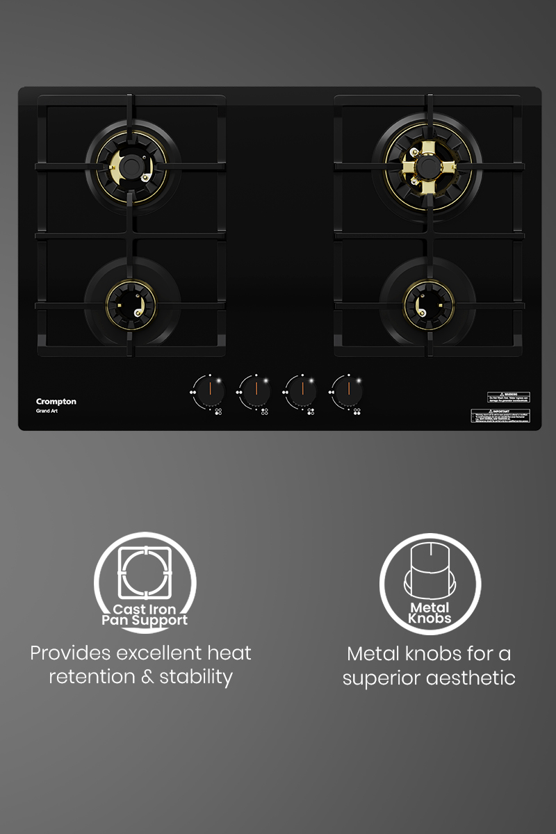 Cast Iron Pan Support, Metal knob