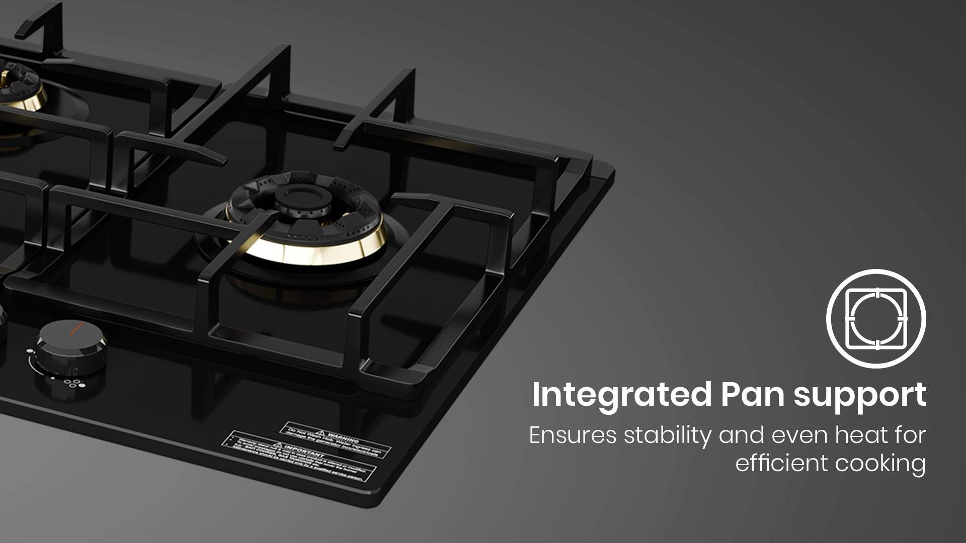 Integrated Pan Support
