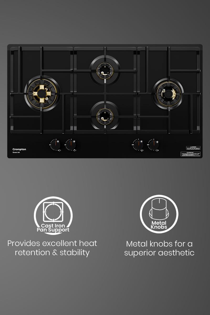 Cast Iron Pan Support, Metal knob