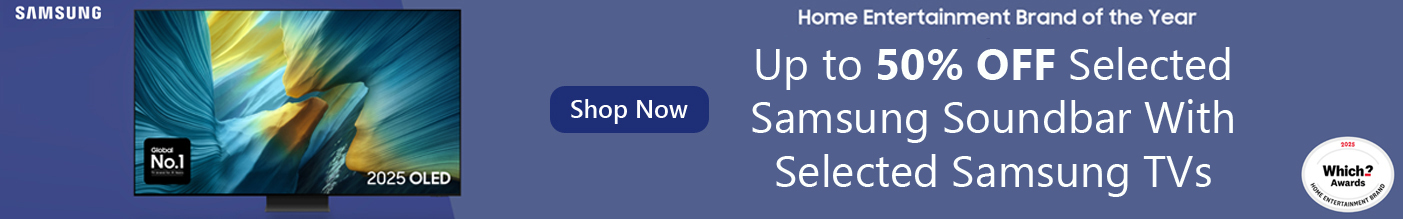 Up to 50% OFF Soundbars