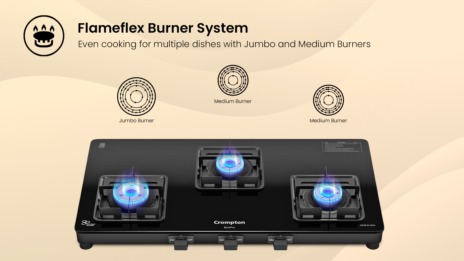 Inter-Lock Burner Design