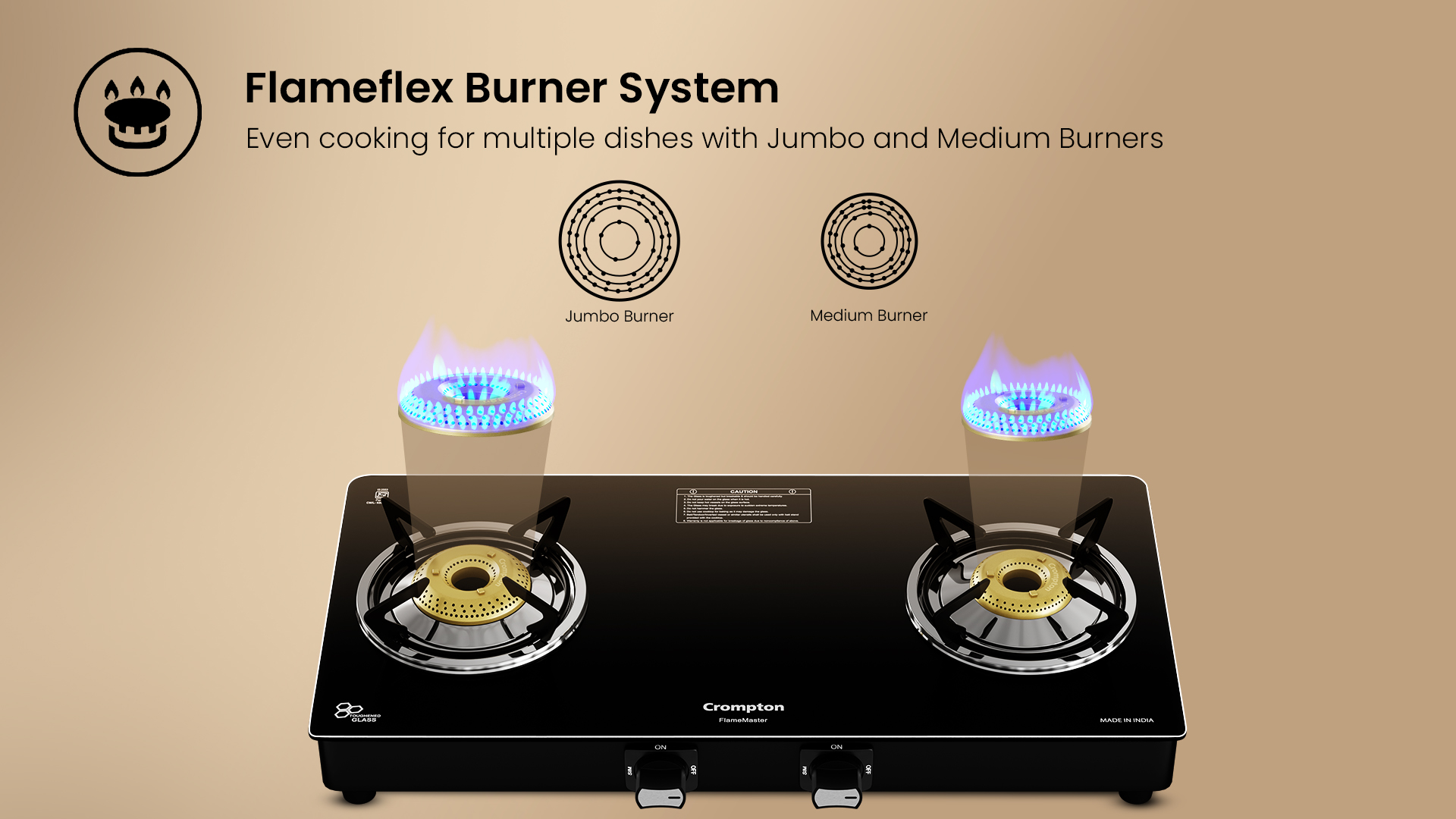 Inter-Lock Burner Design
