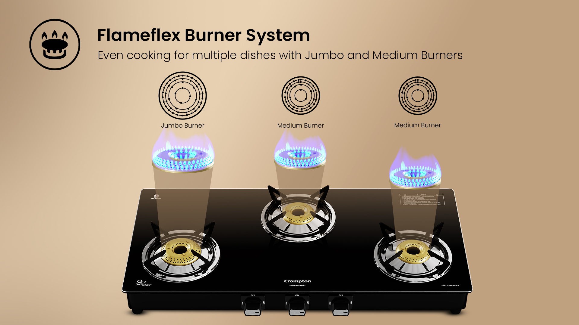 Inter-Lock Burner Design