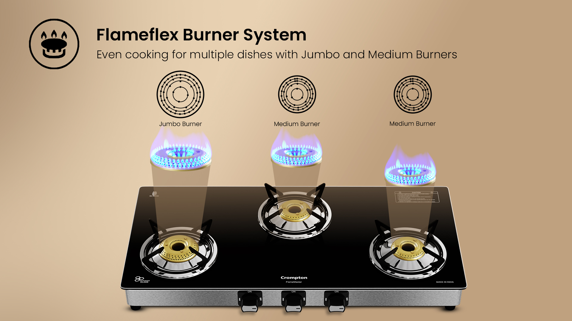 Inter-Lock Burner Design