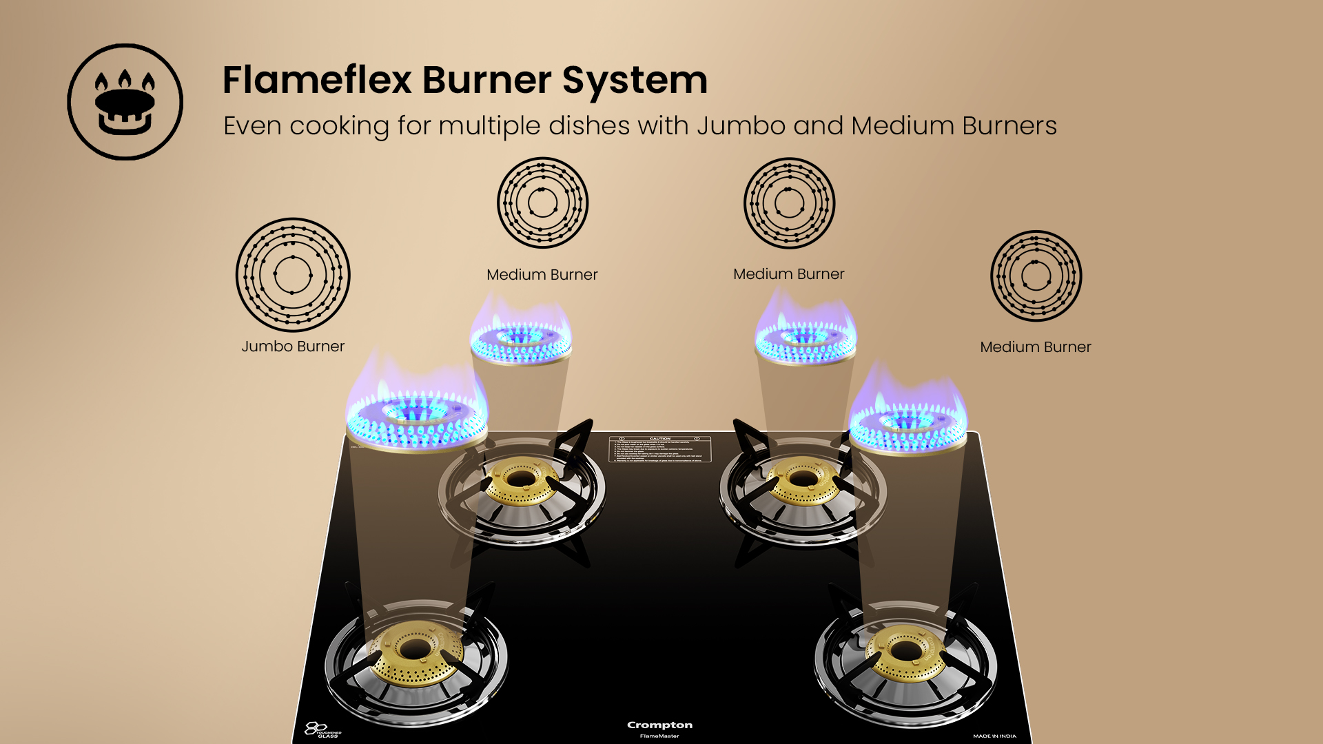 Inter-Lock Burner Design