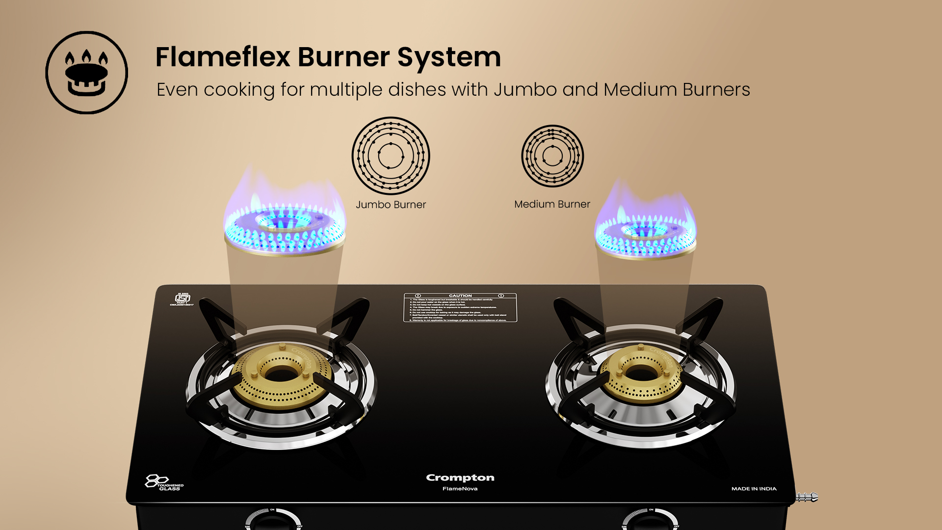 Inter-Lock Burner Design