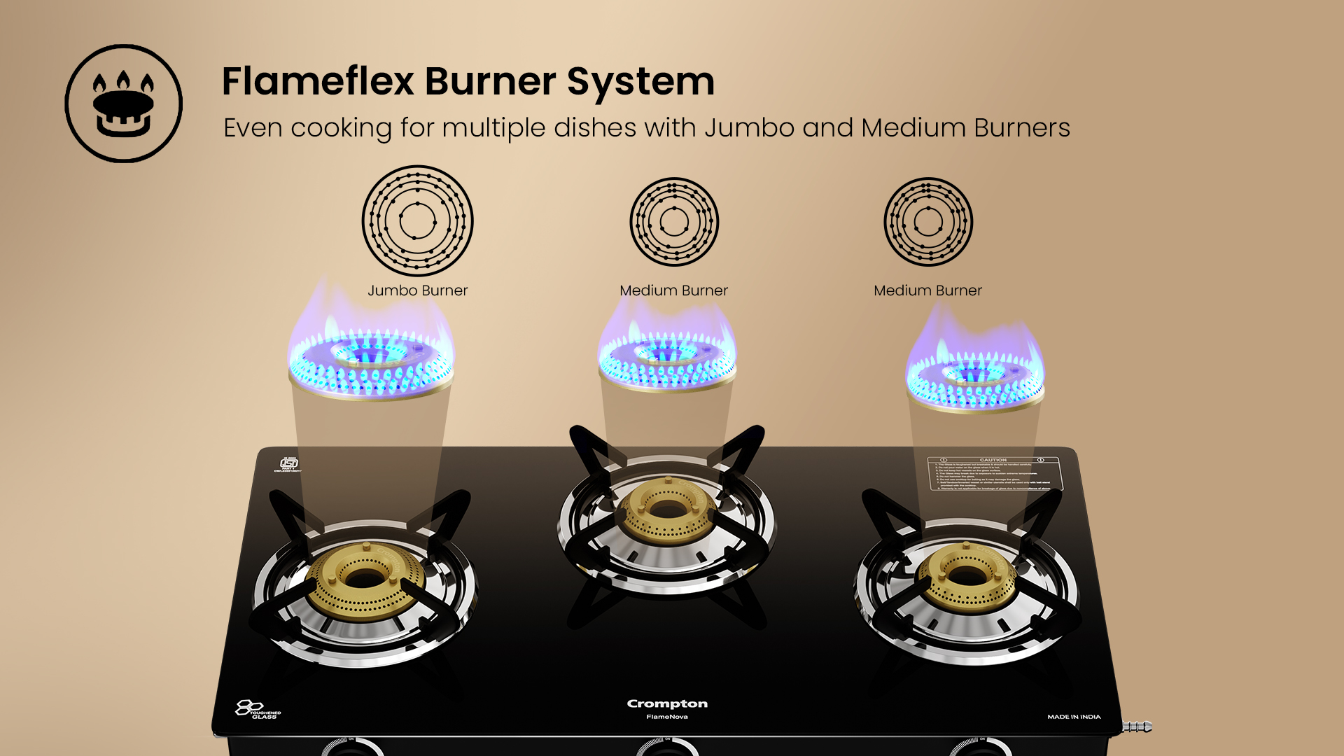 Inter-Lock Burner Design
