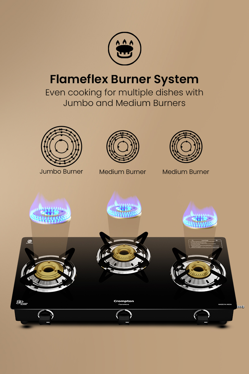 Inter-Lock Burner Design