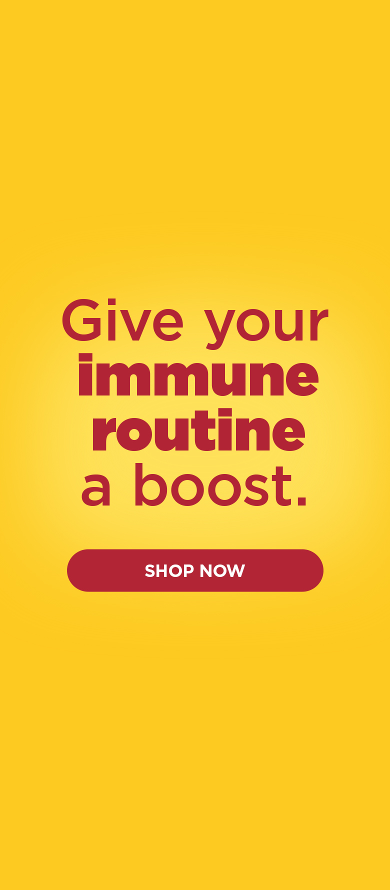 Marketing card for Immune Support