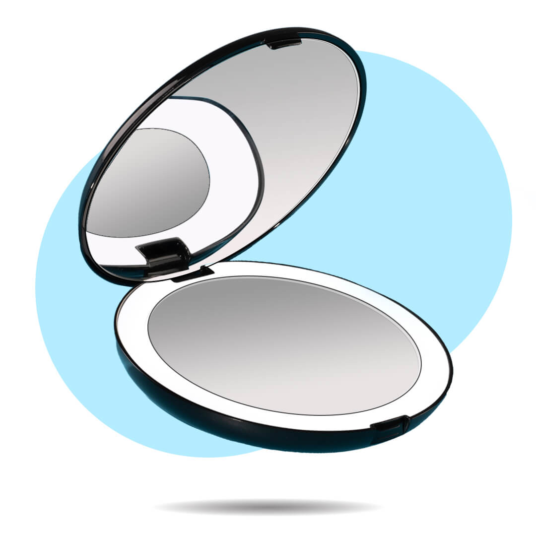 Lumi lighted compact mirror by fancii and co