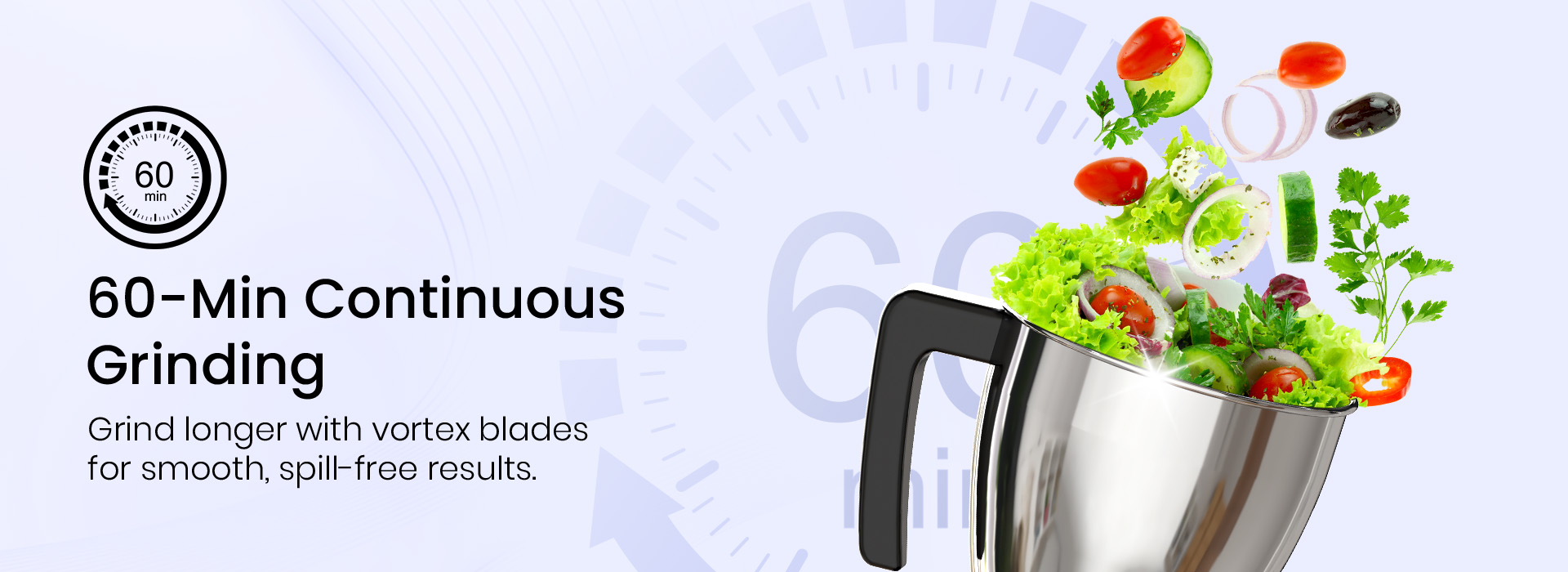 60 Minutes of Continuous Grinding