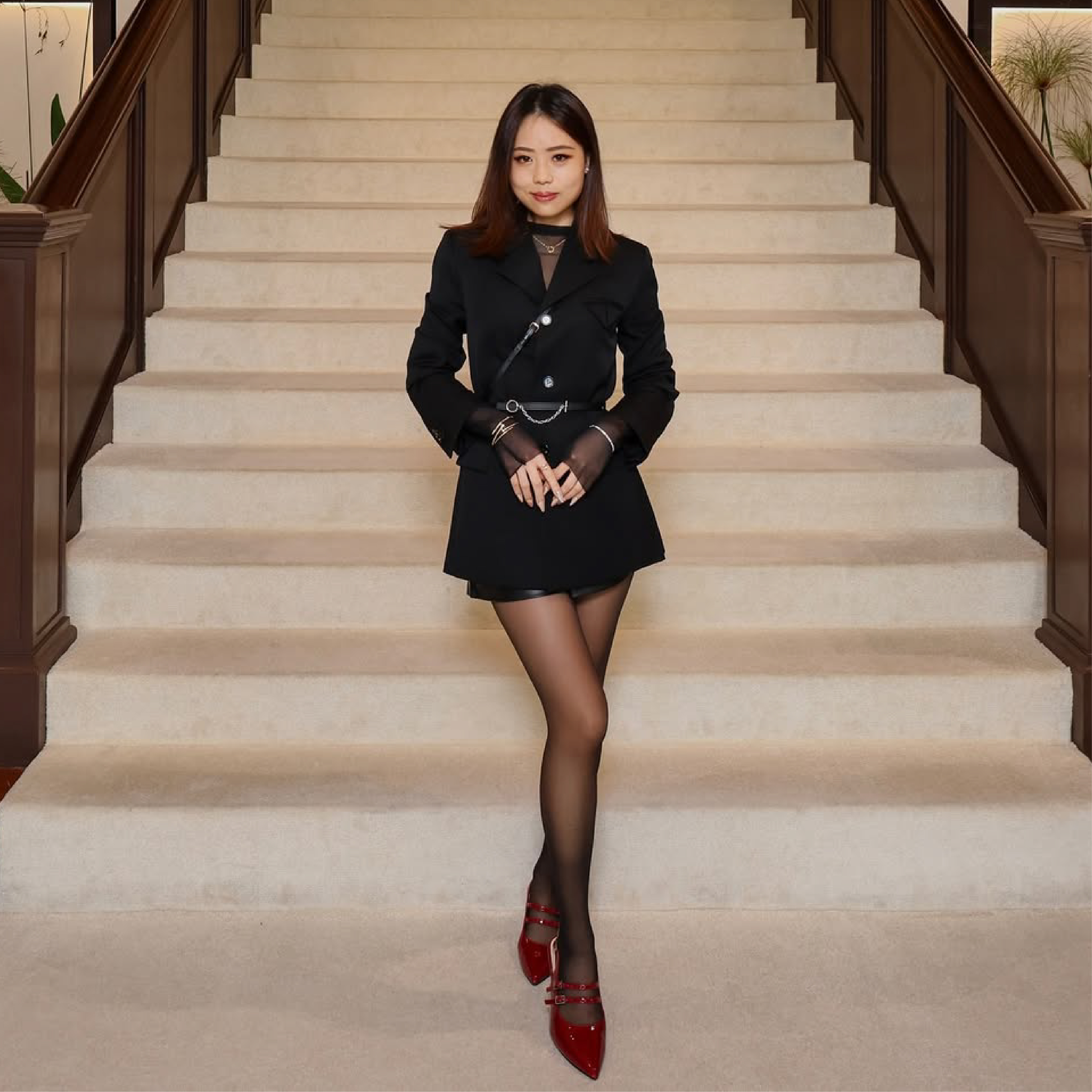 <img src="As seen on_10 jacqueline - theling.g_26023.jpg" alt="alt=Jacqueline Slingback Heel Pumps in Gloss Red on KOL theling.g">
