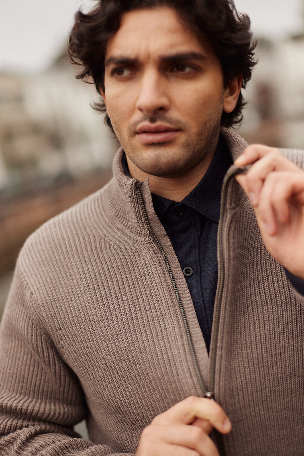 メルヴィンス SHAGGY CARDIGAN ブラウン サイズL S3075 メルヴィンス SHAGGY CARDIGAN ブラウン サイズL S3075 メルヴィンス