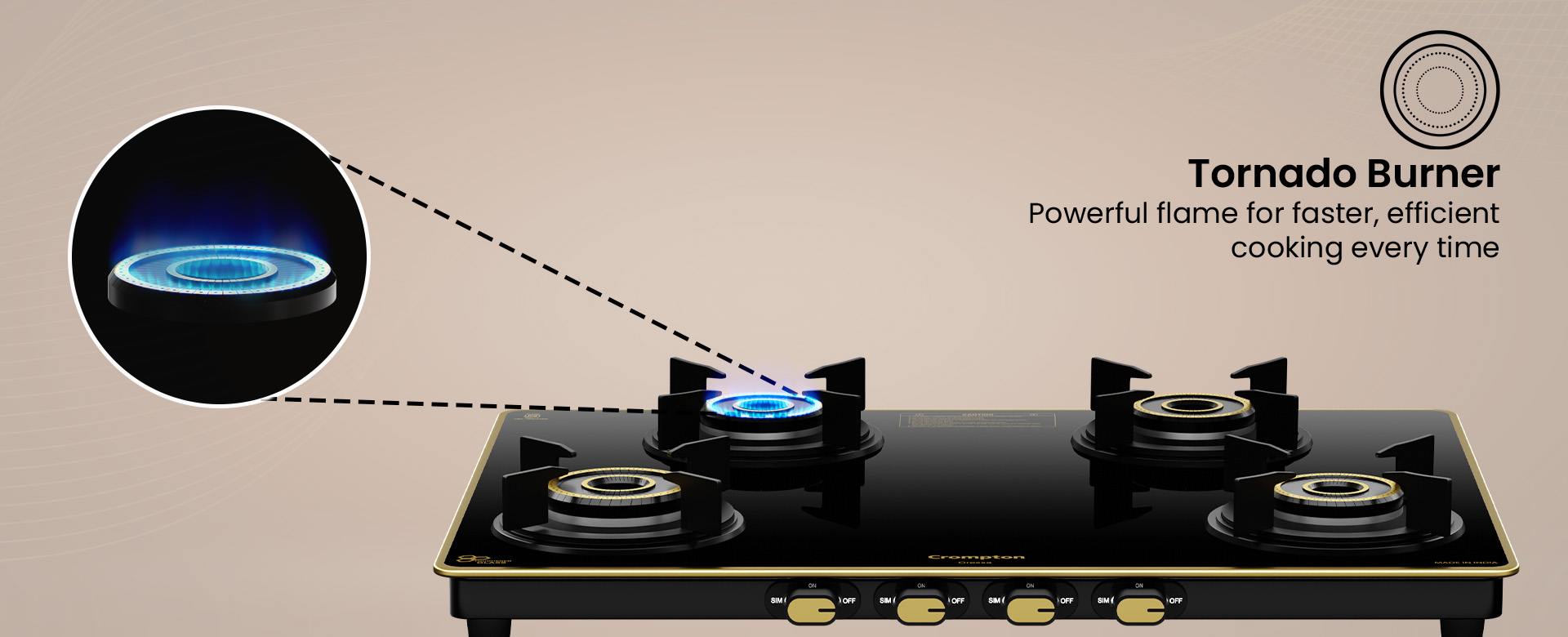 Inter-Lock Burner Design