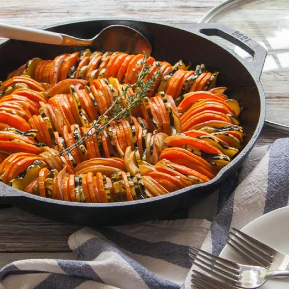 Veggie Nested Roast Chicken