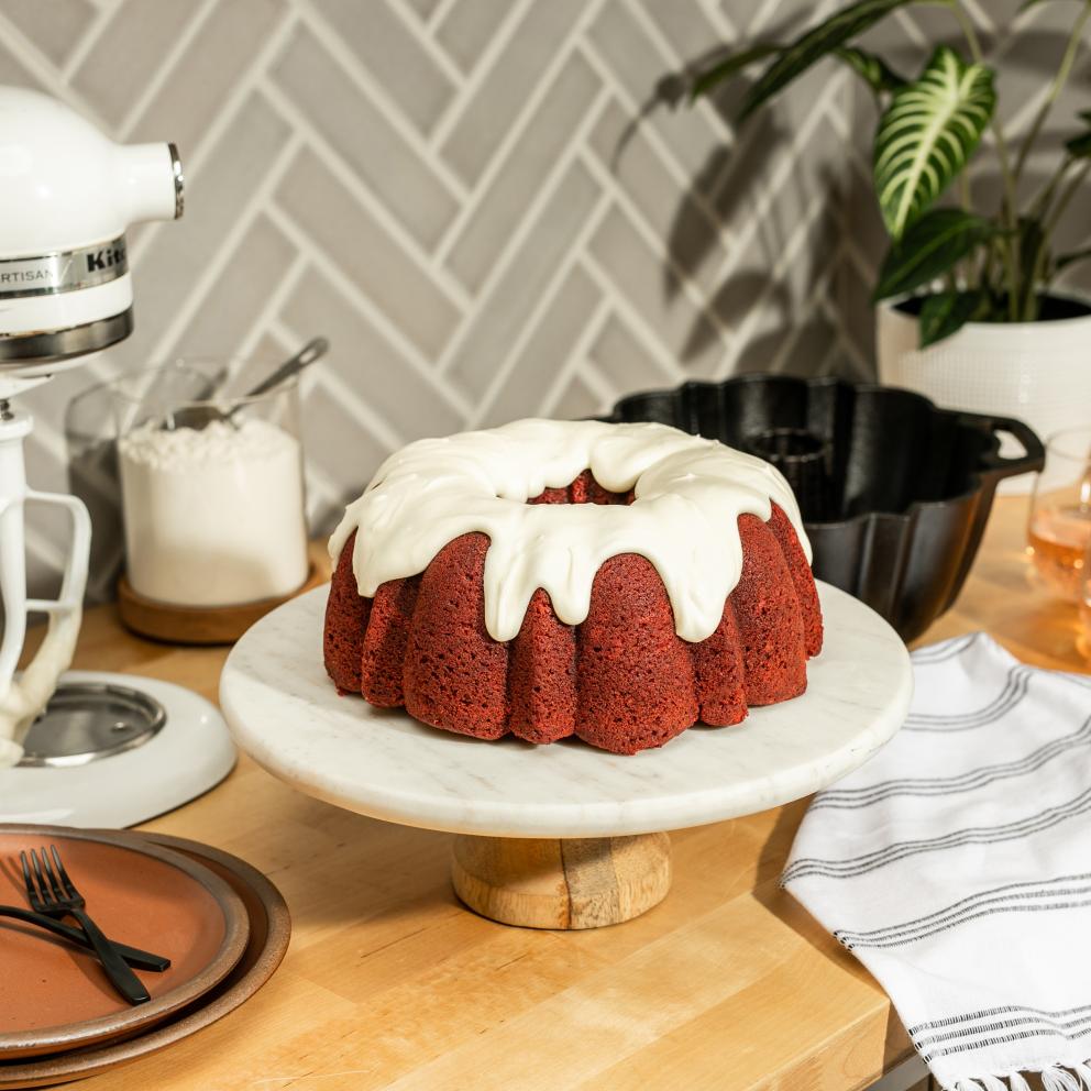 Decorated Fluted Cakes