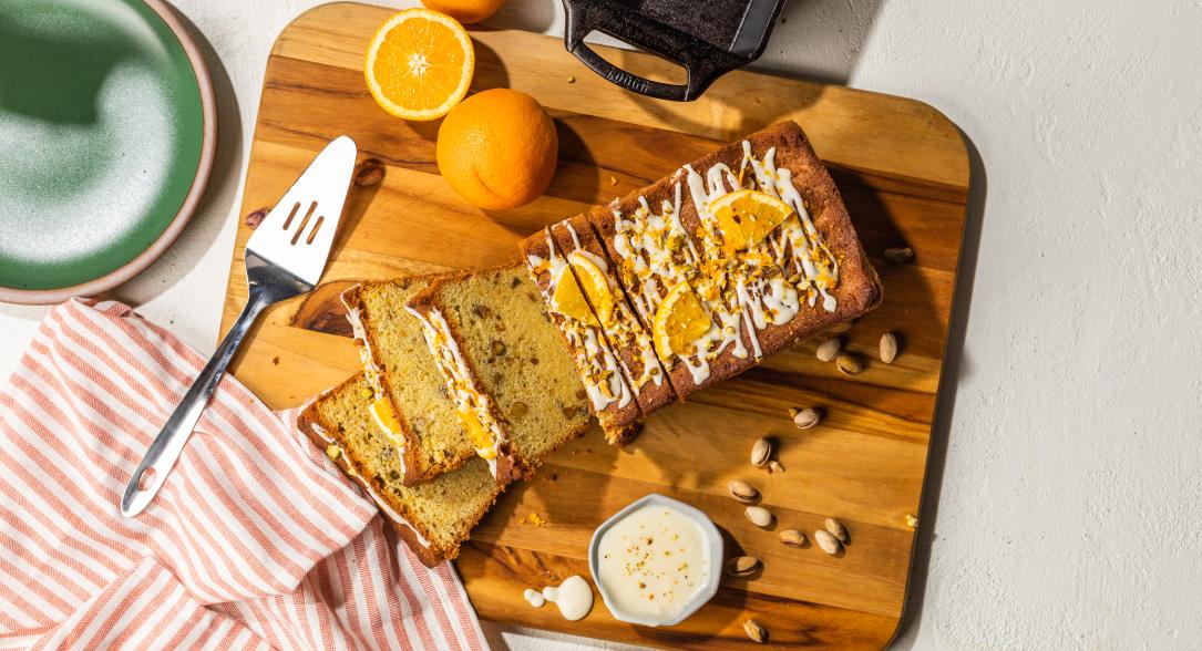 Orange Pistachio Loaf