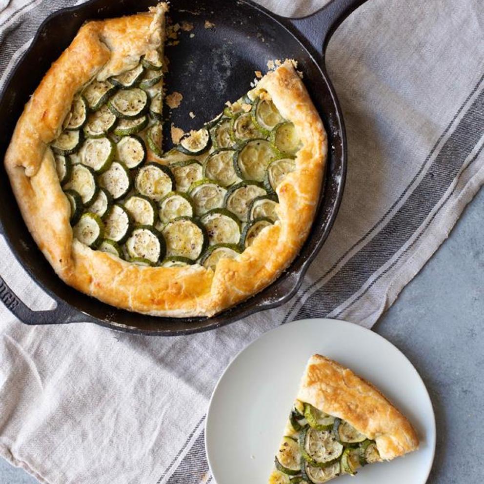 Croissant Crusted Chicken Pot Pie USA Enamel