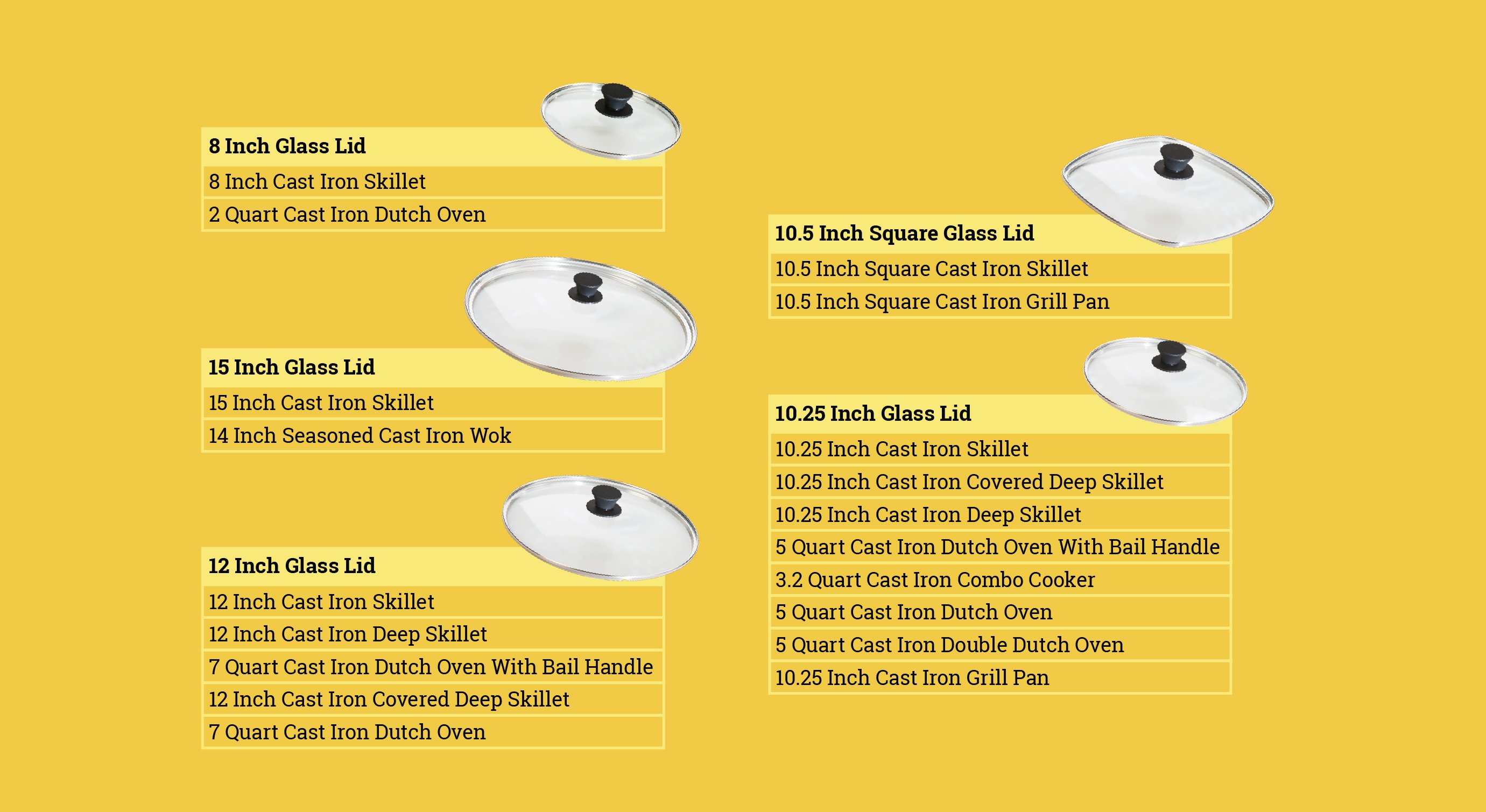 Skillet with lid