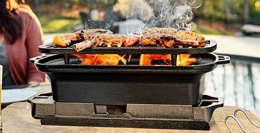 Introducing the Sportsman's Pro Cast Iron Grill™
