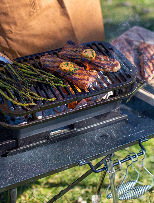 Introducing the Sportsman's Pro Cast Iron Grill™