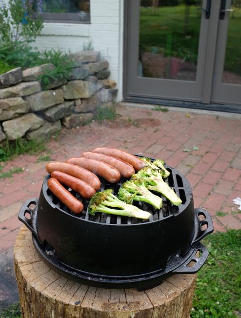 Cast Iron Kickoff Grill