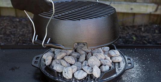 Introducing the Cast Iron Kickoff Grill