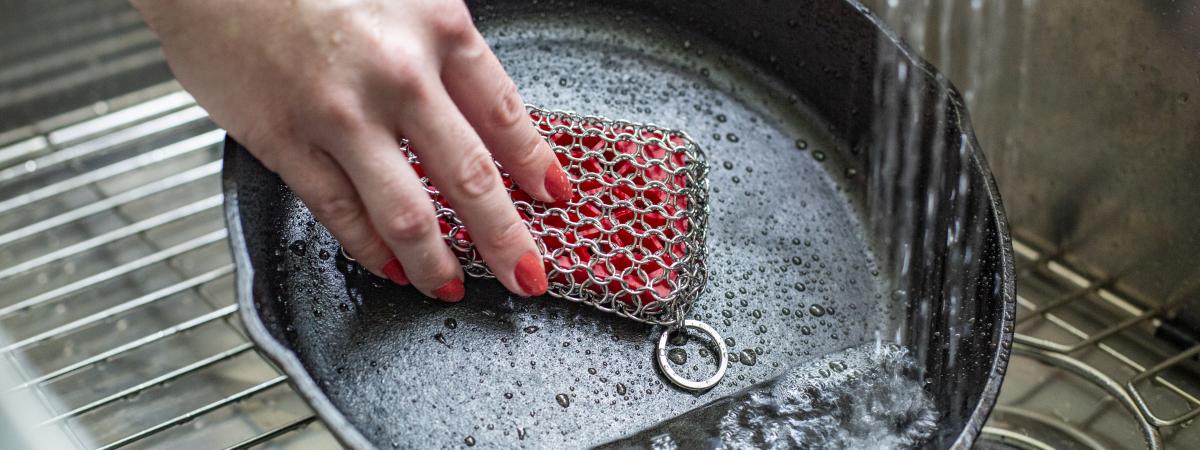 6 Tools the Lodge Team Uses to Clean Cast Iron