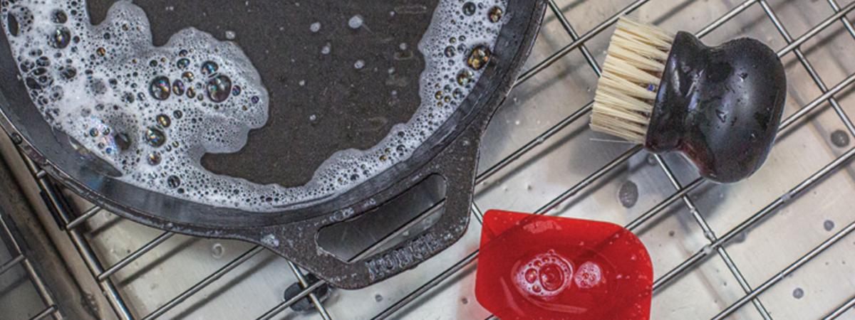 6 Tools the Lodge Team Uses to Clean Cast Iron