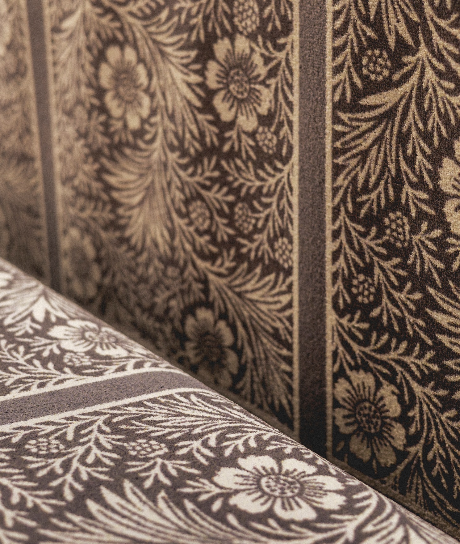 Soft Florals Washable Doormat on print line