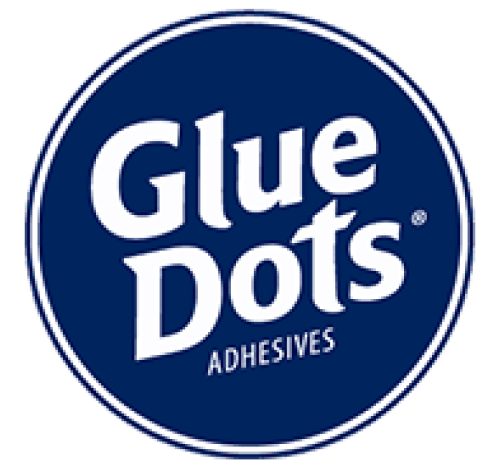 Glue Dots DSP33-404 High Tack Adhesive High Profile Clear 0.5 in Roll